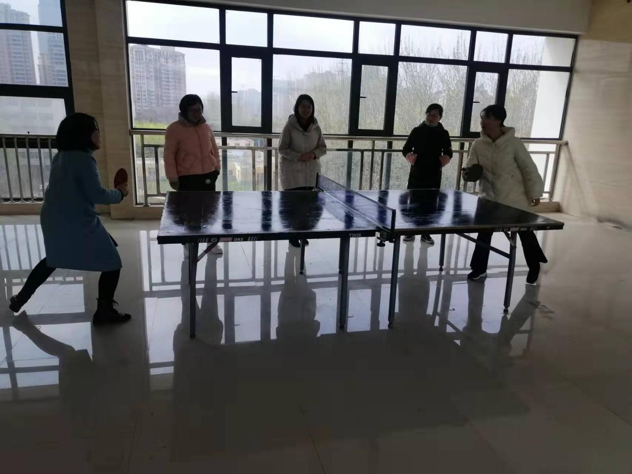 基建管理处女教工举行“三八”妇女节乒乓球比赛-许昌学院基建管理处(新校区建设指挥部办公室)